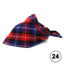 Load image into Gallery viewer, Pet Dog Bandana Small Large Dog Bibs Scarf Washable Cozy Cotton Plaid Printing Puppy Kerchief Bow Tie Pet Grooming Accessories