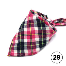 Load image into Gallery viewer, Pet Dog Bandana Small Large Dog Bibs Scarf Washable Cozy Cotton Plaid Printing Puppy Kerchief Bow Tie Pet Grooming Accessories