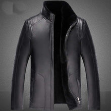 Load image into Gallery viewer, Winter Genuine Leather Jacket for Men Fashion Brand BLACK Sheepskin Jackets and Coats with Wool Lining New Arrival 4XL