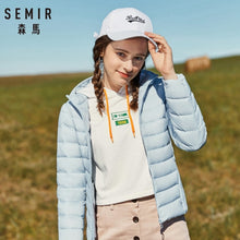 Load image into Gallery viewer, SEMIR 2018 New Parkas basic Winter jackets Female Women Winter plus velvet lamb hooded Coats Down Winter Jacket Womens Outwear