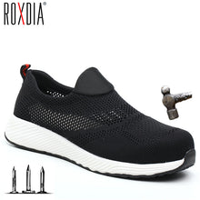 Load image into Gallery viewer, ROXDIA brand summer lightweight steel toecap men women work &amp; safety boots breathable male female shoes plus size 36-45 RXM120