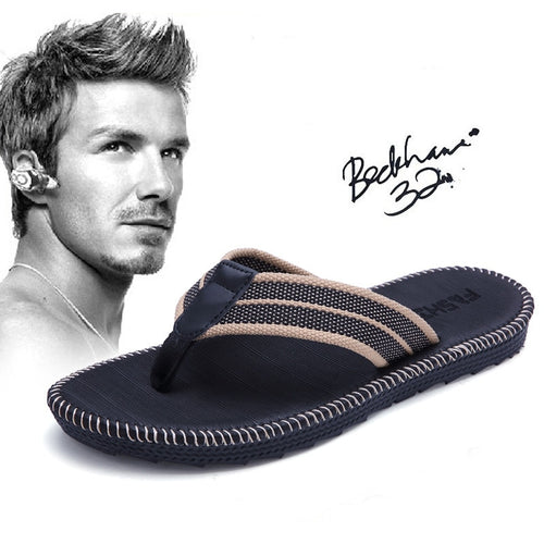 Summer couples men and women fashion trend flip flops slippers non-slip beach sewing cool student clip outside slippers