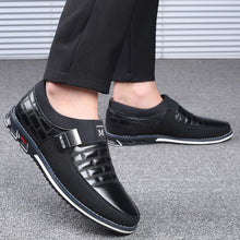 Load image into Gallery viewer, Genuine Leather Men Casual Shoes Brand 2019 Mens Loafers Moccasins Breathable Slip on Black Driving Shoes Plus Size 38-46