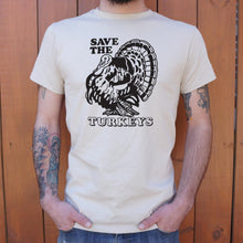 Load image into Gallery viewer, Save The Turkeys T-Shirt (Mens)