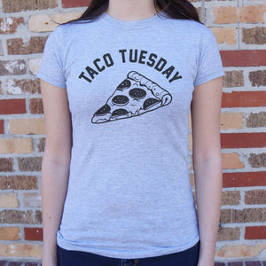 Taco Tuesday Pizza Slice T-Shirt (Ladies)