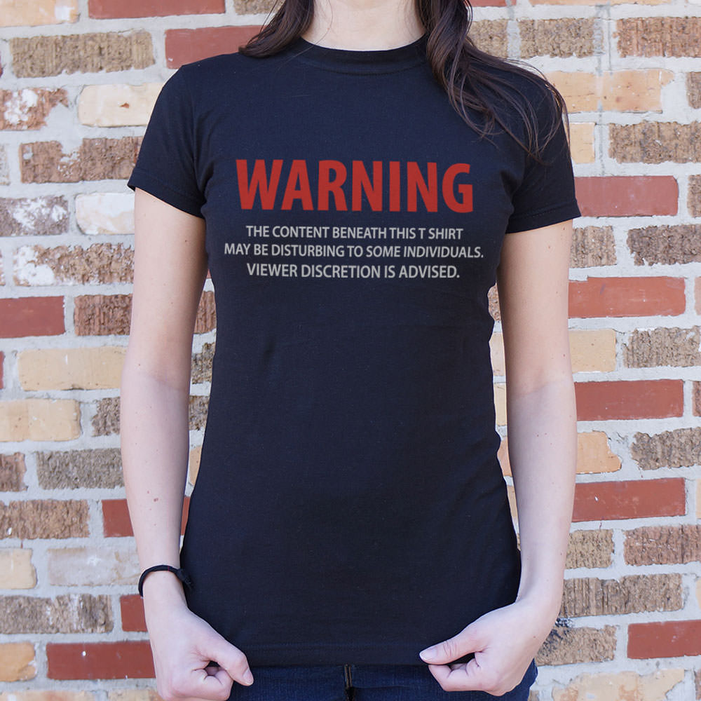 Viewer Discretion T-Shirt (Ladies)