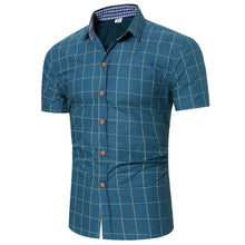 Load image into Gallery viewer, Mens Plaid Button Up